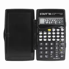 Калькулятор инженерный STAFF STF-245, КОМПАКТНЫЙ (120х70 мм), 128 функций, 10 разрядов, 250194, фото 1