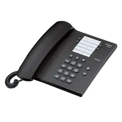 Телефон GIGASET DA 100, память на 14 номеров, повтор номера, тональный/импульсный набор, цвет антрацитовый, DA 100 RUS, фото 1