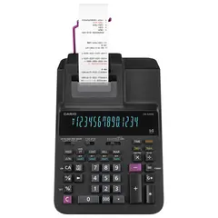 Калькулятор печатающий CASIO DR-320RE (377х255 мм), 14 разрядов, питание от сети, черный, DR-320RE-E-EC, фото 1