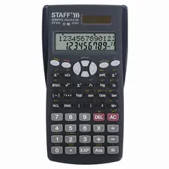 Калькулятор инженерный двухстрочный STAFF STF-810 (181х85 мм), 240 функций, 10+2 разрядов, двойное питание, 250280, фото 1