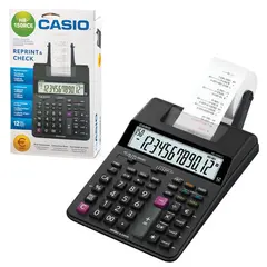Калькулятор печатающий CASIO HR-150RCE-WA (295х165х65 мм), 12 разрядов, батарейки 4хАА/адаптер (250402), HR-150RCE-WA-EC, фото 1