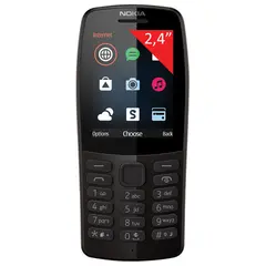 Телефон мобильный NOKIA 210 TA-1139, 2 SIM, 2,4&quot;, MicroSD, 0,3 Мп, черный, 16OTRB01A02, фото 1