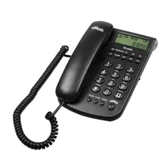 Телефон RITMIX RT-440 black, АОН, спикерфон, быстрый набор 3 номеров, автодозвон, дата, время, черный, 15118352, фото 1