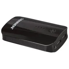 Аккумулятор внешний SONNEN POWERBANK V203, 6000 mAh, 2 USB, литий-ионный, черный, 262754, фото 1