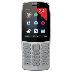 Телефон мобильный NOKIA 210 TA-1139, 2 SIM, 2,4&quot;, MicroSD, 0,3 Мп, серый, 16OTRD01A03, фото 1