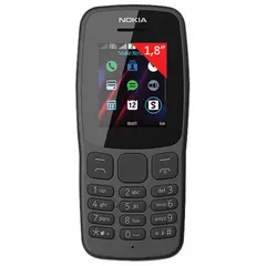 Телефон мобильный NOKIA 106 TA-1114, 2 SIM, 1,8&quot;, серый, 16NEBD01A02, фото 1