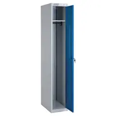 Шкаф металлический для одежды ШРС-11-300, односекционный, 1850х300х500мм, 17 кг, разборный, фото 1