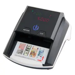 Детектор банкнот MERCURY D-20A LED, автоматический, ИК-, магнитная детекция, с АКБ, черный, фото 1