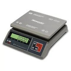 Весы фасовочные MERCURY M-ER 326AFU-6.01, LCD (0,02-6 кг), дискретность 2 г, платформа 255x205 мм, 326AFU-6.01 LCD, фото 1