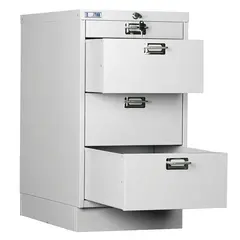 Шкаф металлический для документов ПРАКТИК &quot;MDC-A3/650/4&quot;, 4 ящика, 650х347х546 мм, собранный, фото 1