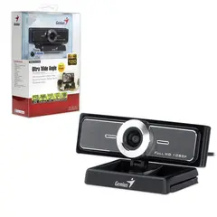 Веб-камера GENIUS Facecam Widecam F100, 12 Мп, микрофон, черный, 32200213101, фото 1