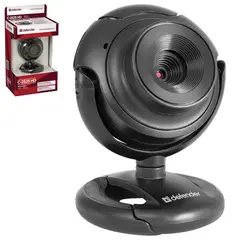 Веб-камера DEFENDER C-2525HD, 2 Мп, микрофон, USB 2.0, регулируемое крепление, черная, 63252, фото 1