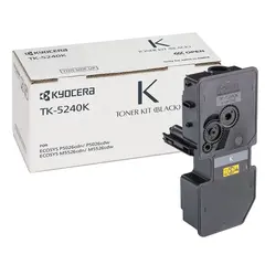 Тонер-картридж KYOCERA (TK-5240K) P5026cdn/w/M5526cdn/w, ресурс 4000 стр., цвет черный, оригинальный, 1T02R70NL0, фото 1
