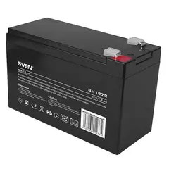 Аккумуляторная батарея для ИБП любых торговых марок, 12 В, 7,2 Ач, 151х65х98 мм, SVEN, SV-012335, фото 1