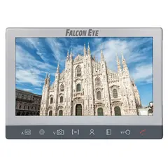 Видеодомофон FALCON EYE Milano Plus HD, дисплей 10&quot; TFT IPS, сенсорные кнопки, белый, 00-00124399, фото 1