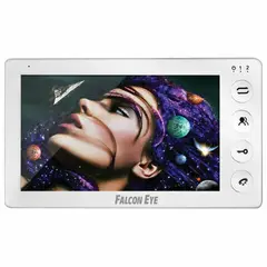 Видеодомофон FALCON EYE Cosmo Plus, дисплей 7&quot; TFT, механические кнопки, белый, 00-00124396, фото 1