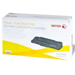 Картридж лазерный XEROX (108R00908) Phaser 3140/3155/3160, оригинальный, ресурс 1500 стр., фото 1