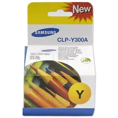 Картридж лазерный SAMSUNG (CLP-Y300A) CLP-300 и другие, желтый, оригинальный, ресурс 1000 стр., фото 1