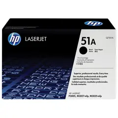 Картридж лазерный HP (Q7551A) LaserJet M3035/3027/P3005 и другие, №51А, оригинальный, ресурс 6500 страниц, фото 1