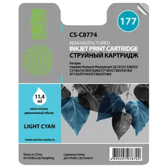 Картридж струйный CACTUS (CS-C8774) для HP Photosmart C7283/C8183, фото светло-голубой, 11,4 мл, фото 1