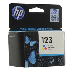 Картридж струйный HP (F6V16AE) Deskjet 2130, №123, цветной, оригинальный, ресурс 100 стр., фото 1