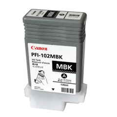 Картридж струйный CANON (PFI-102МBK) iPF500/510/F600/605/610/650/655/700, матовый, черный, оригинальный, 130 мл, 0894B001, фото 1