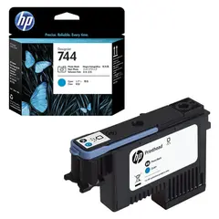 Головка печатающая для плоттера HP (F9J86A) Designjet Z2600/Z5600, №744, черный фото/голубой, оригинальный, фото 1