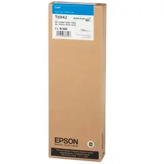Картридж струйный для плоттера EPSON (C13T694200) Epson SC-T3000/5000/7000 и др., голубой, 700 мл, оригинальный, фото 1
