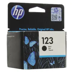 Картридж струйный HP (F6V17AE) Deskjet 2130, №123, чёрный, оригинальный, ресурс 120 стр., фото 1