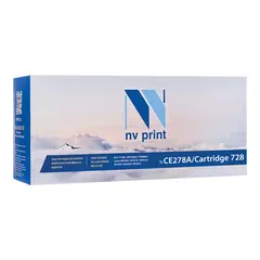 Картридж лазерный NV PRINT (NV-CE278A/728) для HP/CANON LJ P1566/P1606/ MF4410/4430, ресурс 2100 стр., NV-CE278A/Canon, фото 1