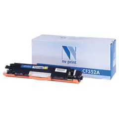 Картридж лазерный NV PRINT (NV-CF352A) для HP LJ M176n/ M177fw, желтый, ресурс 1000 страниц, фото 1
