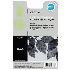 Картридж струйный CACTUS (CS-CZ133) для плоттеров HP DesignJet T120/T520, черный, 73 мл, фото 1