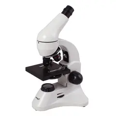 Микроскоп учебный LEVENHUK Rainbow 50L PLUS, 64-1280 кратный, монокулярный, 3 объектива, 69051, фото 1