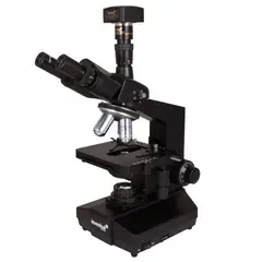 Микроскоп лабораторный LEVENHUK D870T, 40-2000 кратный, тринокулярный, 4 объектива, цифровая камера 8 Мп, 40030, фото 1
