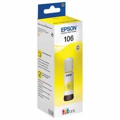Чернила EPSON (C13T00R440) для СНПЧ L7160/L7180, желтый, оригинальные, ресурс 5000 стр, фото 1