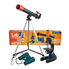 Набор LEVENHUK LabZZ MTВ3: микроскоп 150-900 кратный + телескоп, рефрактор, 2 окуляра+бинокль 6х21, 69698, фото 1
