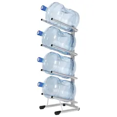 Стеллаж для хранения воды HOT FROST, на 4 бутыли, металл, серебристый, 250900402, фото 1