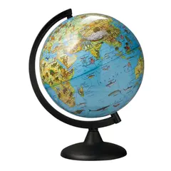 Глобус зоогеографический, диаметр 250 мм, 10369, фото 1