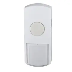 Кнопка для проводного звонка ЭРА D1, 220 В, IP44, белая, фото 1