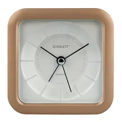 Часы-будильник SCARLETT SC-AC1007S, повтор сигнала, электронный сигнал, пластик, бежевые, SC - AC1007S, фото 1