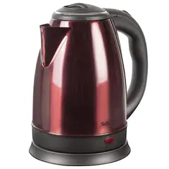 Чайник SONNEN KT-118С, 1,8 л, 1500 Вт, закрытый нагревательный элемент, нержавеющая сталь, кофейный, 452928, фото 1