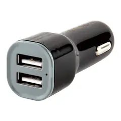 Зарядное устройство автомобильное RED LINE AC-1A, 2 порта USB, выходный ток 1А, черное, УТ000010345, фото 1