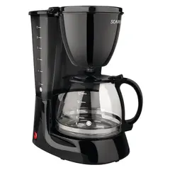 Кофеварка капельная SCARLETT SC-CM33007, 750 Вт, 1,25 л, антикапля, подогрев, пластик, черная, SC - CM33007, фото 1