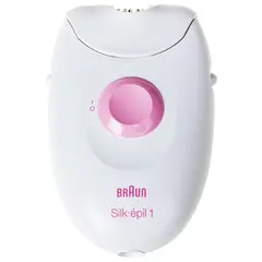Эпилятор BRAUN 1370, 20 пинцетов, 1 скорость, 1 насадка, сеть, белый/розовый, фото 1