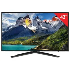 Телевизор SAMSUNG 43N5500, 43&quot; (108 см), 1920x1080, Full HD, 16:9, Smart TV, Wi-Fi, черный, фото 1