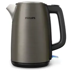Чайник PHILIPS HD9352/80, 1,7 л, 2200 Вт, закрытый нагревательный элемент, нержавеющая сталь, титановый, фото 1