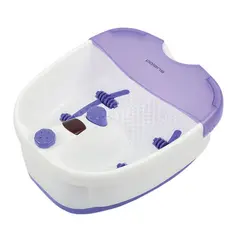 Ванночка для ног POLARIS PMB 1006, 80 Вт, 3 режима, 4 массажных ролика, защита от брызг, белая/фиолетовая, фото 1