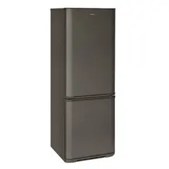 Холодильник БИРЮСА W134, двухкамерный, объем 295 л, нижняя морозильная камера 85 л, матовый графит, Б-W134, фото 1
