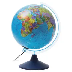Глобус политический GLOBEN &quot;Классик Евро&quot;, диаметр 250 мм, с подсветкой, Ке012500190, фото 1