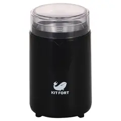 Кофемолка KITFORT КТ-1314, мощность 150 Вт, вместимость 60 г, пластик, черный, KT-1314, фото 1